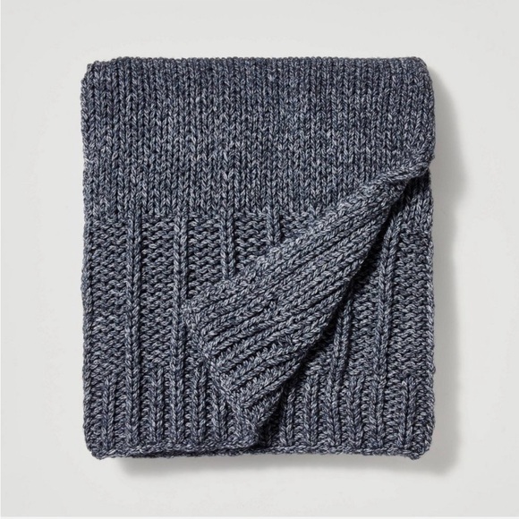 Studio McGee Other - Chunky Knit Throw Blanket Navy Blue – Threshold Studio McGee, Target‎